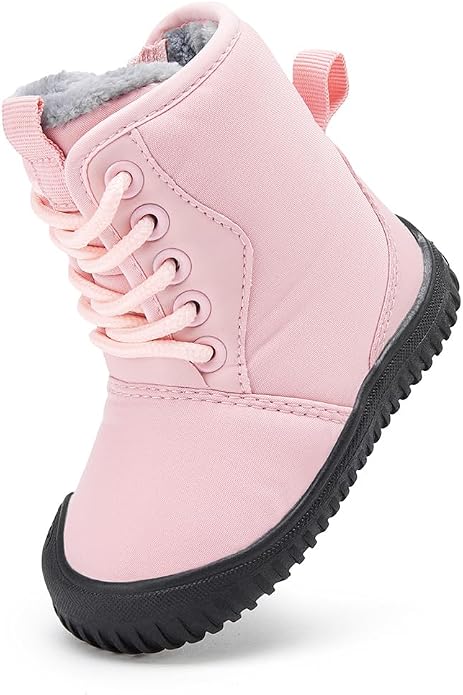 BMCiTYBM Toddler Baby Winter Snow Boots Boy Girl Faux Fur Warm Non Slip First - Image 3