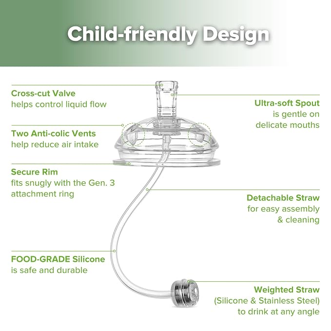 haakaa Weighted Straw Sippy Cup - Image 5