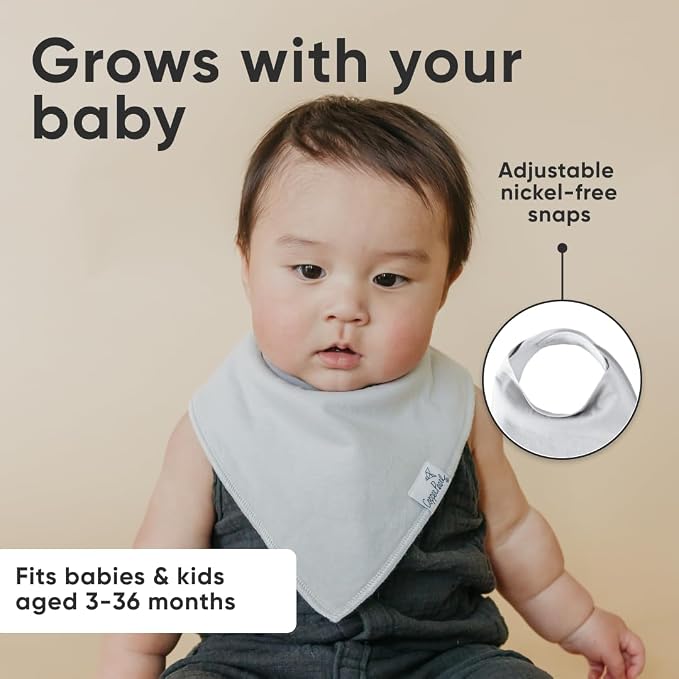 Copper Pearl 4 Pack Soft Cotton Baby Bibs - Image 5