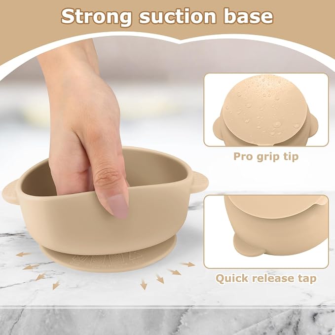 2 Pack Stainless Steel Baby Bowls - Image 5