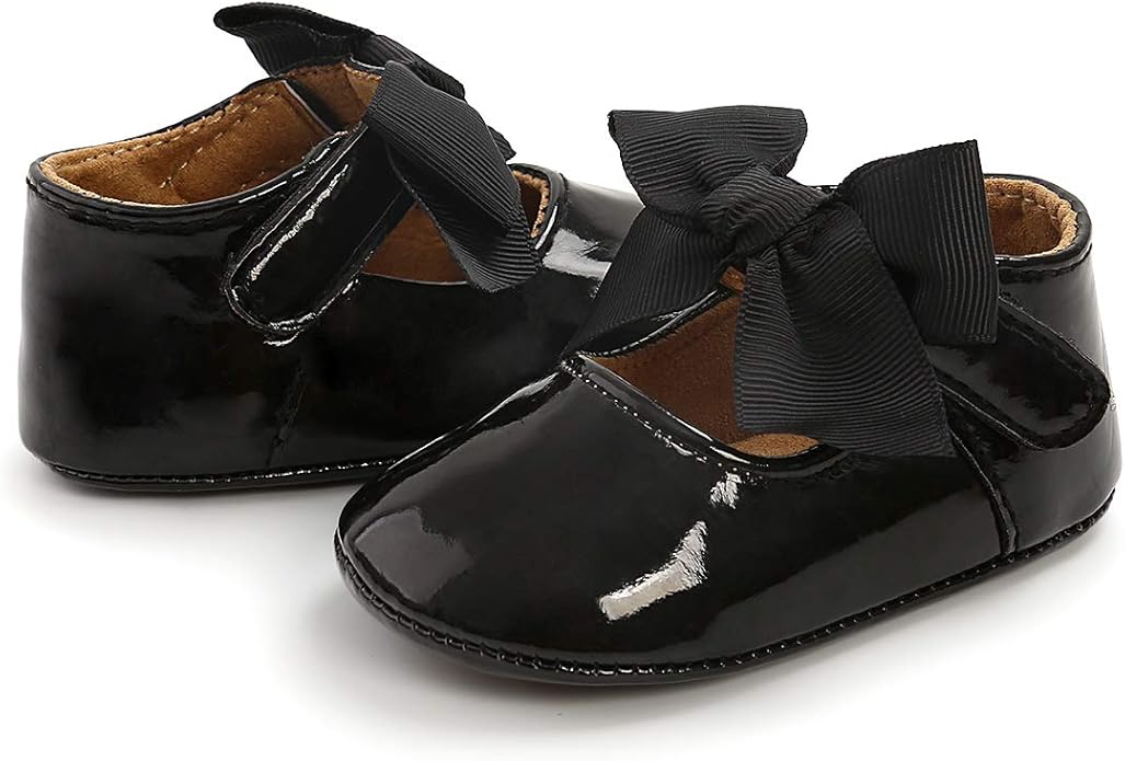 COSANKIM Baby Girls Mary Jane Flats Shoes Anti-Slip Rubber Sole Infant Toddler - Image 4