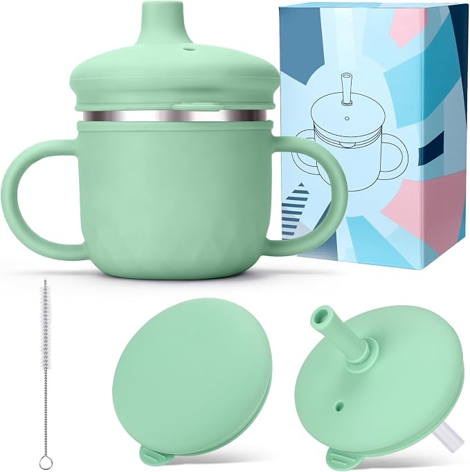 BUSOHA Stainless Steel Sippy Cups by BUSOHA