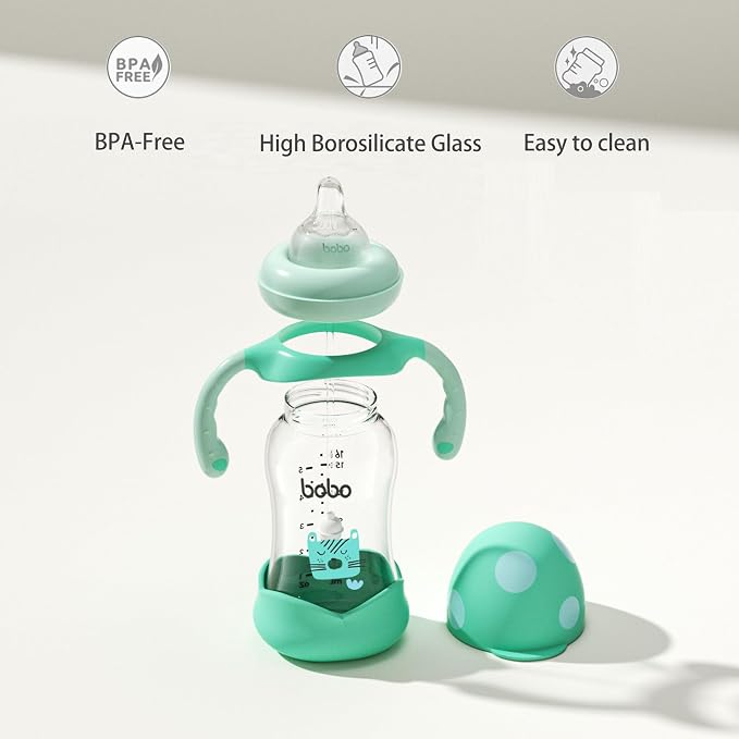 YOHKOH Natural Glass Baby Bottle - Image 3