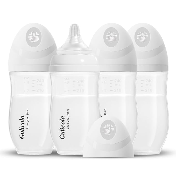 Gulicola PP Baby Breastfeeding Bottles, Medium Flow Nipples, 3 Months + by GulicolaBaby