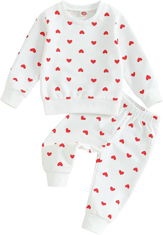 Fernvia Toddler Baby Girl Clothes 3 6 9 12 18 24 Months Fall Outfits Solid Long by Fernvia