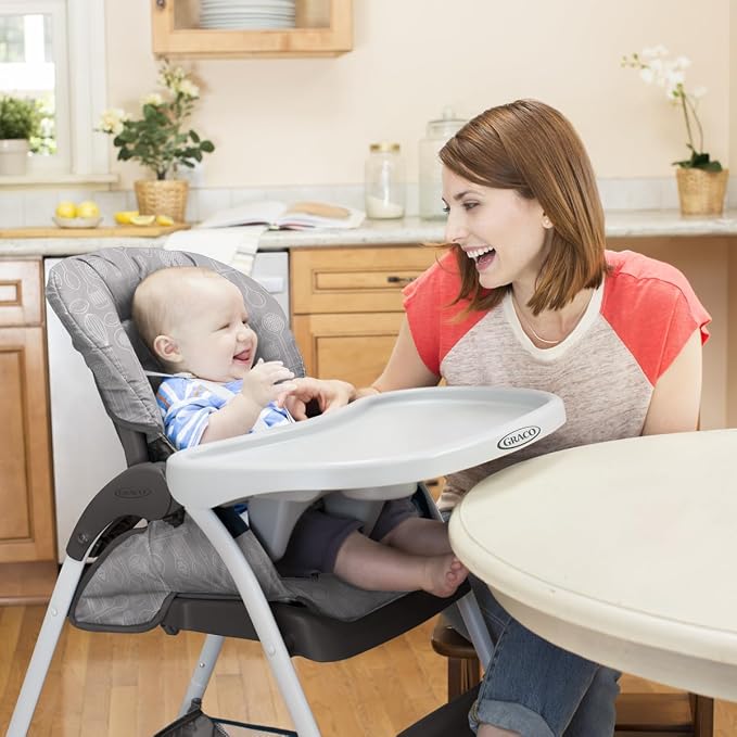 Graco Slim Snacker High Chair, Ultra Slim, Fast-Folding, Comfortable Feeding - Image 7