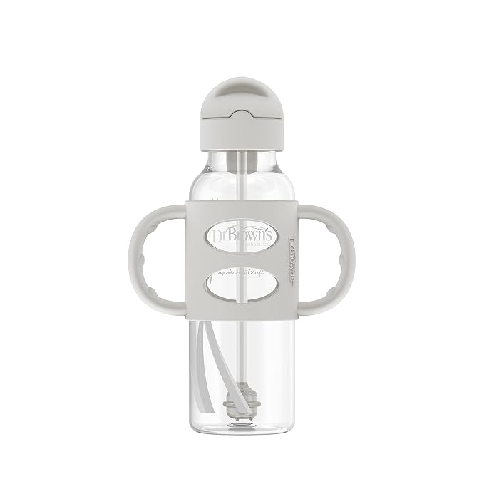 Dr. Brown's Milestones Narrow Sippy Straw Bottle, Spill-Proof - Image 9