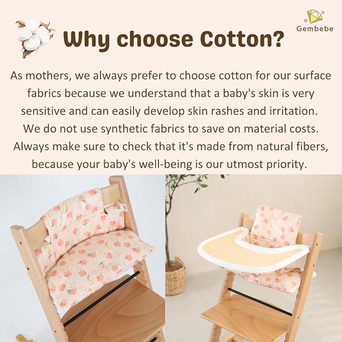 Waterproof & Compatible Stokke Tripp Trapp Cushion Set - Image 4
