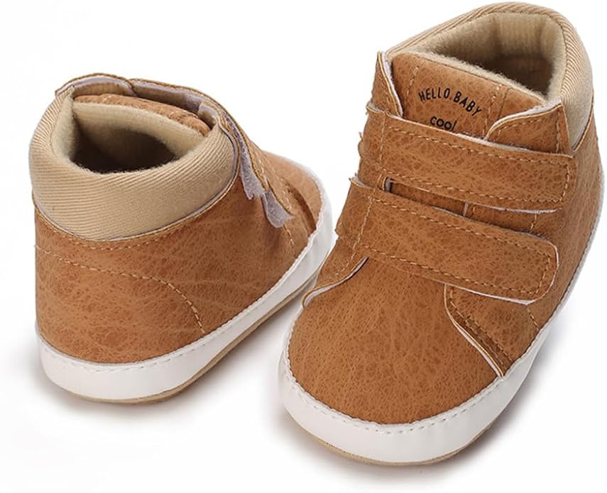 Clowora Baby Boys Girls Shoes Non-Slip Rubber Sole Sneakers Infant First - Image 2