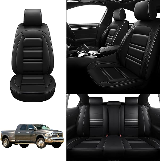 Seat Covers for Dodge ram 3500 2004-2011 | 5-Seats Leather Seat Covers - Image 2