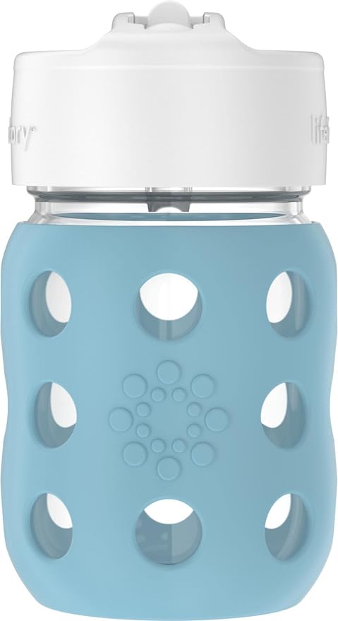 Lifefactory 8-Ounce Wide Neck Glass Baby Bottle - Image 2