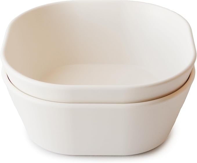 mushie Square Dinnerware Bowls for Kids | Made in Denmark by mushie