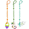 Toy Straps for Baby, Adjustable Toy Holder for Stroller Accessories, Silicone by LittleHugs