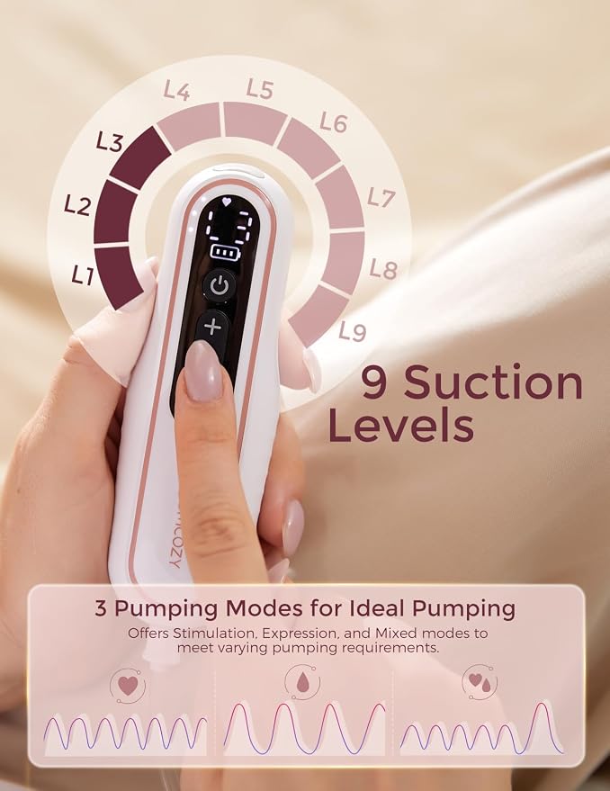 Momcozy Breast Pump V2 Pro Ultra-Lightweight, Hands-Free & Portable Wearable - Image 4