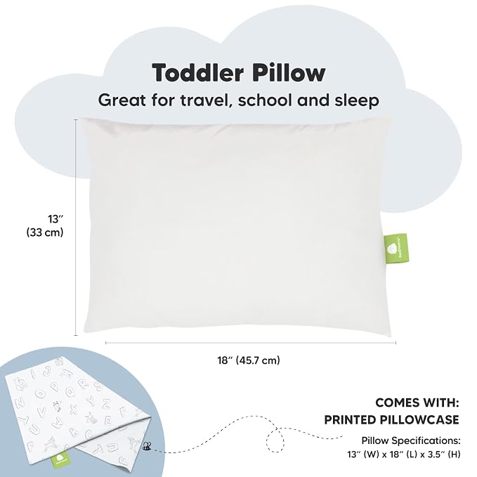 Toddler Pillow with Pillowcase - Image 3