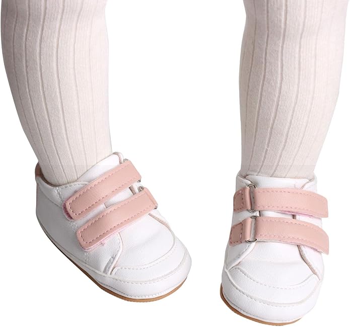 LONSOEN Baby Girls Boys Loafers Prewalker Dress Crib Shoes - Image 6