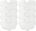 Muslin Baby Bibs for Drooling and Teething Newborn Drool Bibs for Baby Girl Boy by DOSMINE