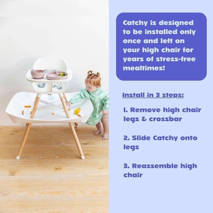 CATCHY - Food Catcher - Compatible - Highchair Sold Separately - Baby & Toddler - Image 5