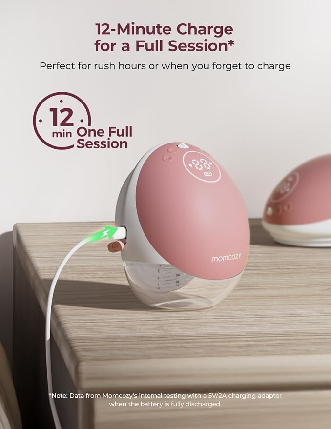 Momcozy Breast Pump Hands Free Upgraded Mobile Flow | M9, App Discreet Control - Image 4