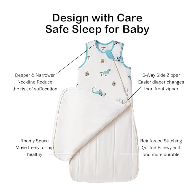 BubblePanda Rayon Made from Bamboo Sleep Sack 18-24 Months 0.5 Tog Soft - Image 3