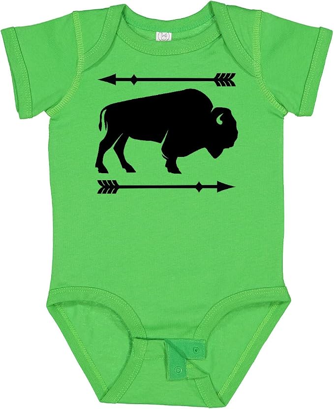 inktastic Buffalo Cute Animal Western Baby Bodysuit by Inktastic