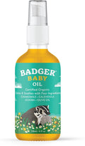 Badger Baby Oil, 100% Organic Ingredients to Soften & Moisturize Dry Skin or by Badger