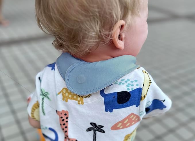 Blue Wren Magnetic Bandana Drool Bibs 5-pack - Image 7