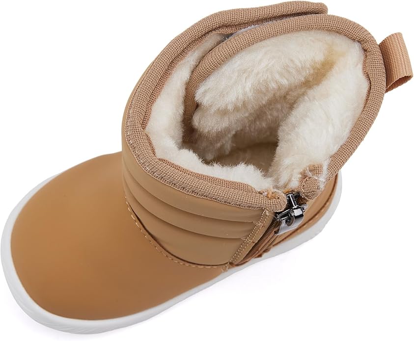 BMCiTYBM Baby Boy Girl Snow Boots Waterproof Winter Warm Booties Nonslip - Image 5