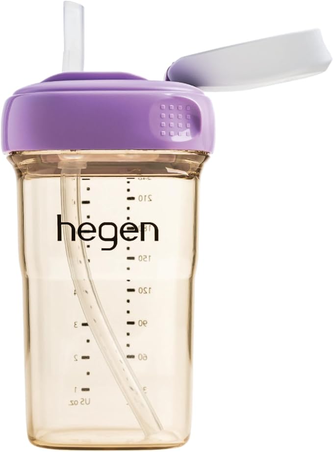hegen PCTO™ 240ml/8oz Straw Cup PPSU Purple by Hegen