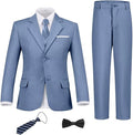 Boys Suit Set Slim Fit Kids Formal Suits Toddler Tuxedo Wedding Prom Classic by FxzpiodiMENSSUITS