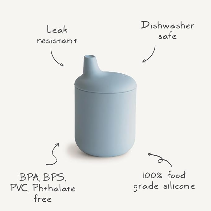 mushie 100% Silicone Baby Sippy Cup | 6 Months+ - Image 8