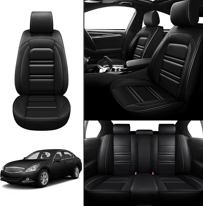 Seat Covers for Infiniti g37 2008-2013 | 5-Seats Leather Seat Covers - Image 2