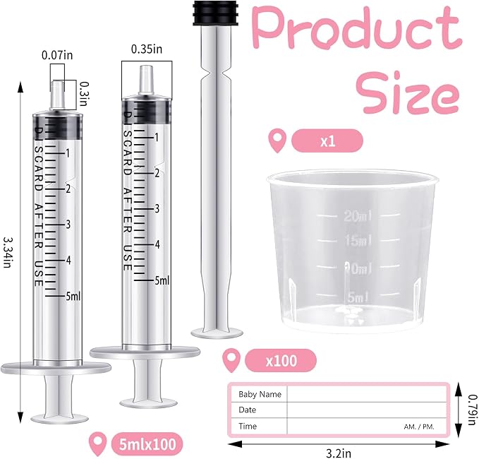 Trelaco Colostrum Collector Kit Include Sterile Sealed Breast Milk Syringes - Image 2