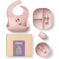 SAMiGO Silicone Baby Feeding Set, Baby Led Weaning Supplies, Suction Bowl Plate by SAMiGO
