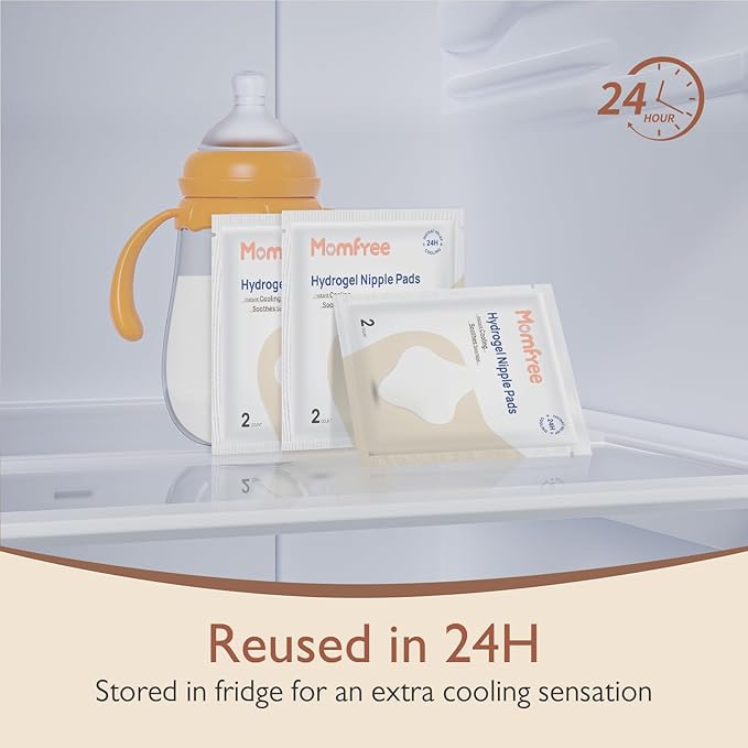 Hydrogel Nipple Gel Pads for Breastfeeding: Soothing Nursing Pads Reusable - Image 5