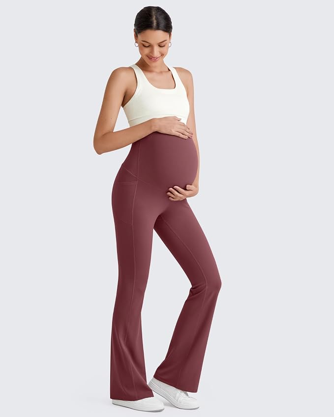 G4Free BareFeel Maternity Flare Leggings - Image 4