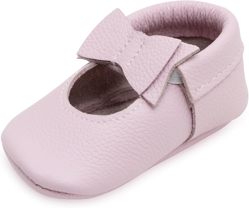 BirdRock Baby Bow and Knot Moccasins by BirdRockBaby