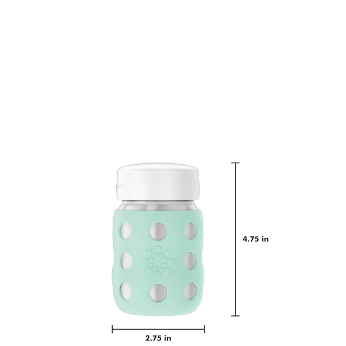 Lifefactory 8-Ounce Stainless-Steel Vacuum-Insulated Wide-Neck Baby Bottle - Image 6