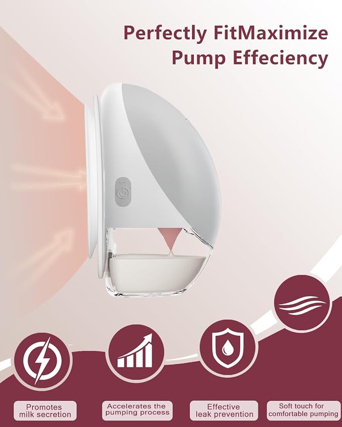 2 Pack 24mm Full Breast Pump Kits Compatible - Image 5