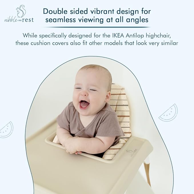 Nibble and Rest Highchair Insert Cover, Compatible - Image 5
