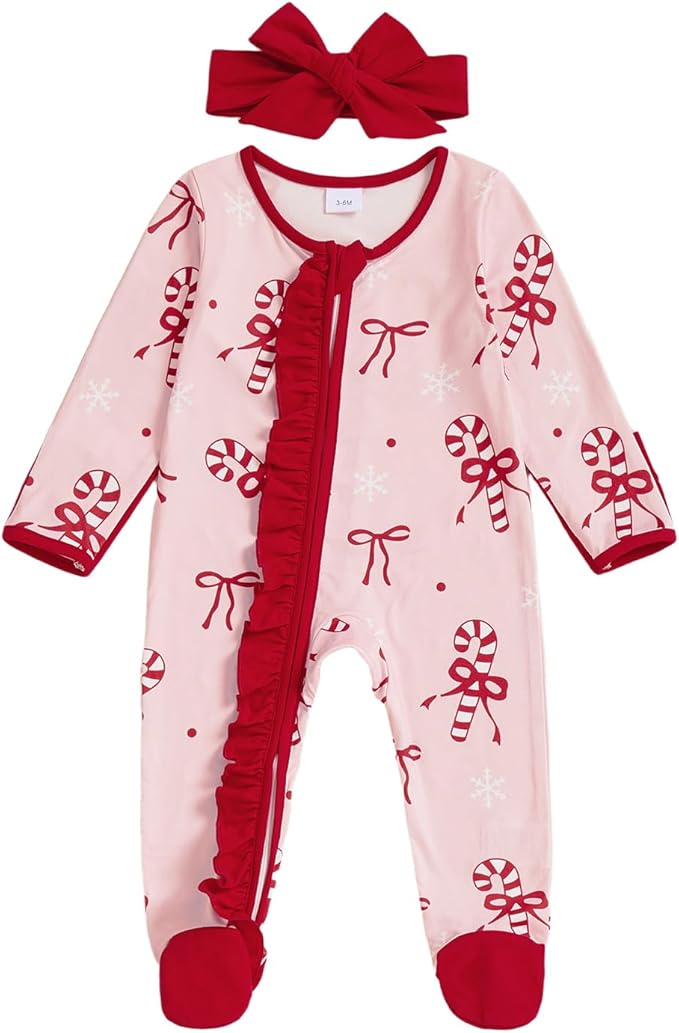 CIYCUIT Baby Girls Cactus Footies Newborn Zip Up Onesie Romper by CIYCUIT