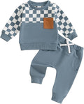Toddler Baby Boy Fall Outfits Long Sleeve Crew Neck Pullover Sweatshirt + by Lucikamy
