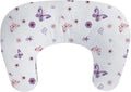 Little Grape Land Nursing Pillow, Soft 100% Cotton Breastfeeding Pillow by LittleGrapeLand