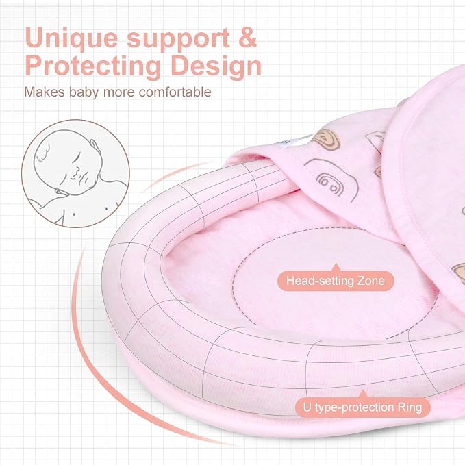 Premium Soft Cotton Baby Swaddle Blankets, Unisex Baby Blanket Wrap - Image 3