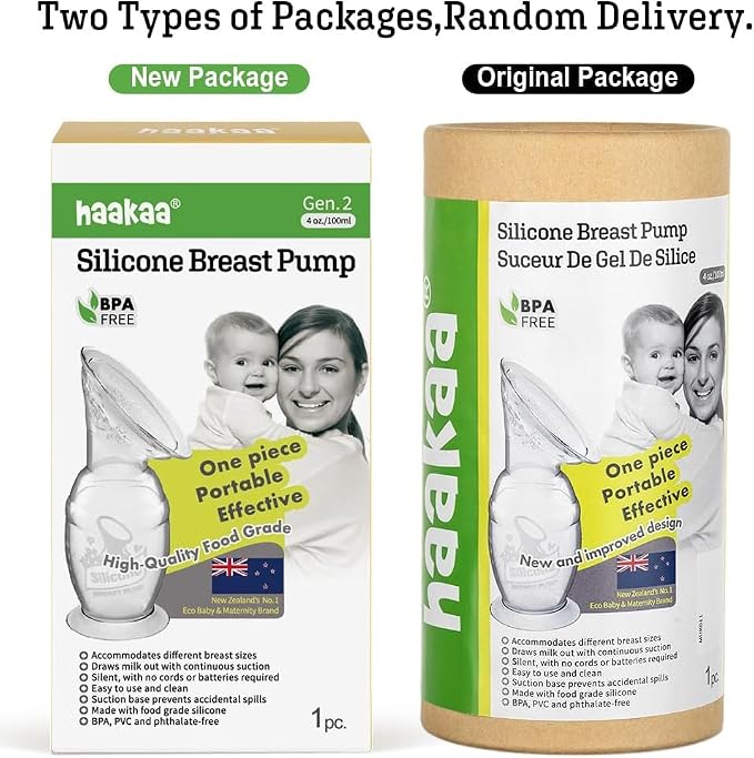 haakaa Gen.2 Manual Breast Pump 100ml/4oz - Image 5