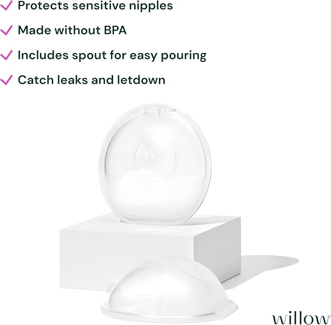 Willow Catch-All Milk Cups, 2 Pack, Wearable Milk Collector - Image 3