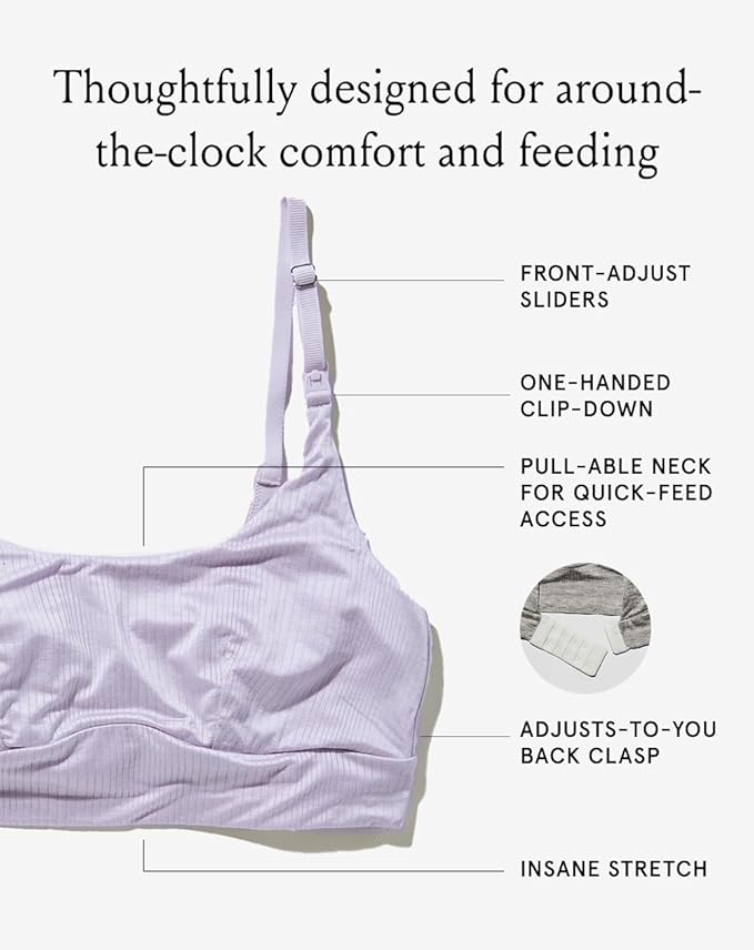 Bodily Everything Bra for Pregnancy, Nursing & Breastfeeding, Maternity & Sleep - Image 3