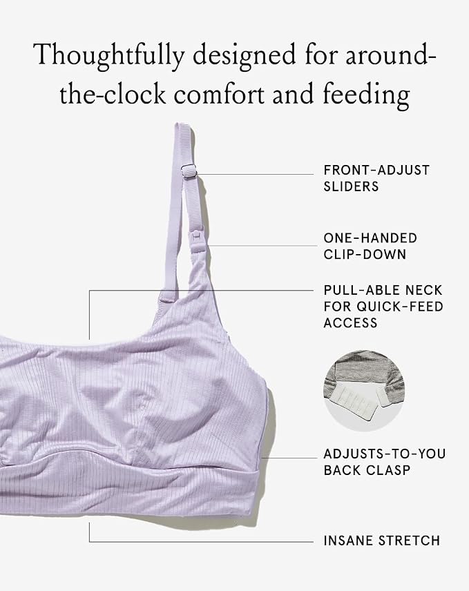 Bodily Everything Bra for Pregnancy, Nursing & Breastfeeding, Maternity & Sleep - Image 3
