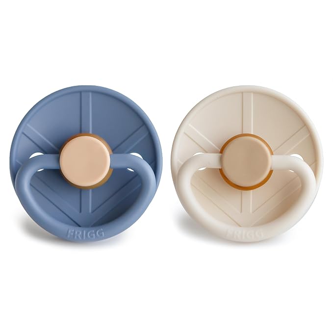 FRIGG Little Viking Natural Rubber Baby Pacifier 2-Pack | Made in Denmark | - Image 2