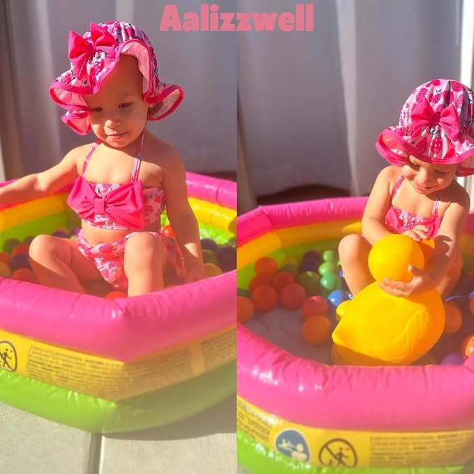Aalizzwell Baby Girl 2-Piece Bikini Swimsuit - Image 2